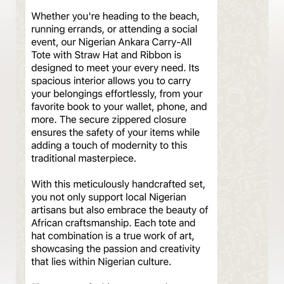 Vintage 💕Kweenzyafrik Ankara printed handmade Keimie Carry all Tote hat … - Picture 11 of 16